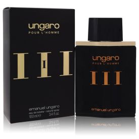 Ungaro iii by Ungaro 3.4 oz Eau De Toilette Spray (New Packaging) for Men