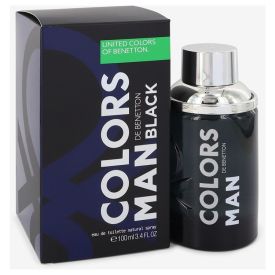 Colors de benetton black by Benetton 6.7 oz Eau De Toilette Spray for Men