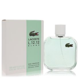 Lacoste eau de lacoste l.12.12 blanc eau fraichie by Lacoste 3.4 oz Eau De Toilette Spray (Unboxed) for Men