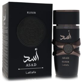 Lattafa asad elixir by Lattafa 3.4 oz Eau De Parfum Spray (Unboxed) for Women