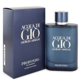 Acqua di gio profondo by Giorgio armani 4.2 oz Eau De Parfum Spray for Men