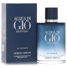 Acqua di gio profondo by Giorgio armani 1.6 oz Eau De Parfum Spray for Men