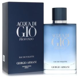 Acqua di gio profondo by Giorgio armani 3.3 oz Eau De Toilette Spray for Men