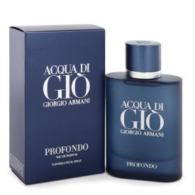 Acqua di gio profondo by Giorgio armani 2.5 oz Eau De Parfum Spray for Men