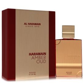 Al haramain amber oud rouge by Al haramain 4 oz Eau De Parfum Spray for Men