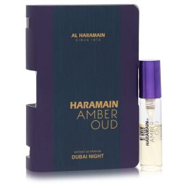 Al haramain amber oud dubai night by Al haramain .05 oz Vial (sample) for Men