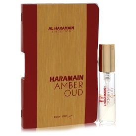 Al haramain amber oud ru by Al haramain 0.5 oz Vial (sample) for Women