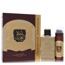 Ard al zaafaran ahlam al arab by Al zaafaran 2.72 oz Eau De Parfum Spray + 1.7 Perfume Spray for Men