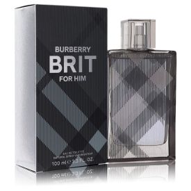 Burberry brit by Burberry 3.4 oz Eau De Toilette Spray for Men