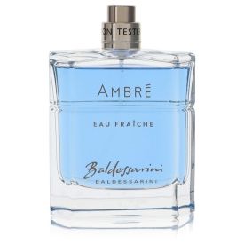 Baldessarini ambre eau fraiche by Hugo boss 3 oz Eau De Toilette Spray (Tester) for Men
