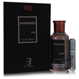 Bharara king by Bharara beauty 3.4 oz Eau De Parfum Spray + Refillable Travel Spray for Men