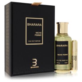Bharara niche femme by Bharara beauty 3.4 oz Eau De Parfum Spray + Refillable Travel Spray for Women