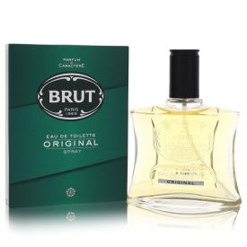 Brut by Faberge 3.4 oz Eau De Toilette Spray (Original Glass Bottle) for Men
