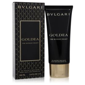 Bvlgari goldea the roman night by Bvlgari 3.4 oz Pearly Bath and Shower Gel for Women