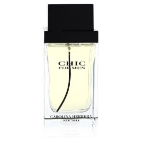 Chic by Carolina herrera 3.4 oz Eau De Toilette Spray (Tester) for Men