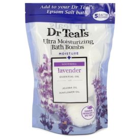 Dr teal's ultra moisturizing bath bombs by Dr teal's 1.6 oz Five (5)  Moisture Soothing Bath Bombs with Lavender, Essential Oils, Jojoba Oil, Sunflower Oil (Unisex) for Unisex