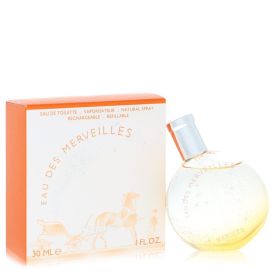 Eau des merveilles by Hermes 1 oz Eau De Toilette Refillable Spray for Women