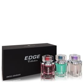 Edge intense by Swiss arabian -- Gift Set  Edge 3.4 oz Eau De Parfum Spray for Women + Edge Intense 3.4 oz Eau De Parfum Spray for Women + Edge Intense 3.4 oz Eau De Toilette Spray for Men for Women