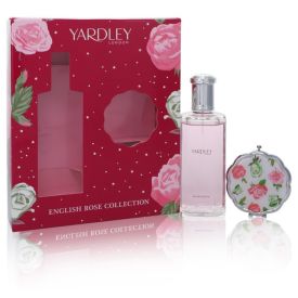 English rose yardley by Yardley london -- Gift Set  4.2 oz Eau De Toilette Spray + Compact Mirror for Women
