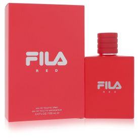 Fila red by Fila 3.4 oz Eau De Toilette Spray for Men