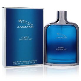 Jaguar classic electric sky by Jaguar 3.4 oz Eau De Toilette Spray for Men