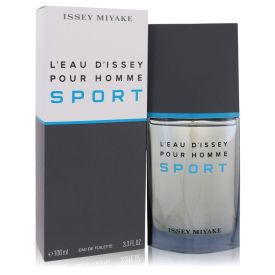 L'eau d'issey pour homme sport by Issey miyake 3.4 oz Eau De Toilette Spray for Men