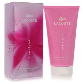 Love of pink by Lacoste 5 oz Body Lotion for Women
