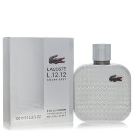 Lacoste eau de lacoste l.12.12 silver grey by Lacoste 3.3 oz Eau De Parfum Spray for Men