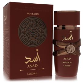 Lattafa asad bourbon by Lattafa 3.4 oz Eau De Parfum Spray for Men