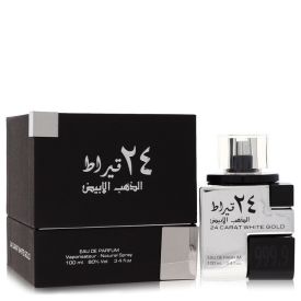 Lattafa 24 carat white gold by Lattafa 3.4 oz Eau De Parfum Spray (Unisex) for Unisex