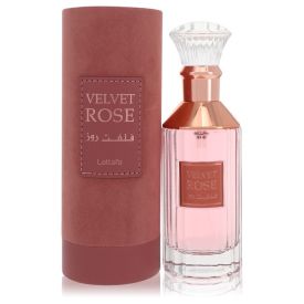 Lattafa velvet rose by Lattafa 3.4 oz Eau De Parfum Spray (Unisex) for Unisex