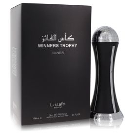 Lattafa pride winners trophy silver by Lattafa 3.4 oz Eau De Parfum Spray for Men