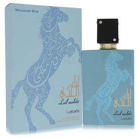 Lattafa lail maleki morrocan blue by Lattafa 3.4 oz Eau De Parfum Spray (Unisex) for Unisex