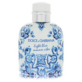 Light blue summer vibes by Dolce & gabbana 4.2 oz Eau De Toilette Spray (Tester) for Men