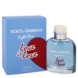 Light blue love is love by Dolce & gabbana 4.2 oz Eau De Toilette Spray for Men