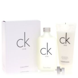 Ck one by Calvin klein -- Gift Set 6.7 oz Eau De Toilette Spray + 6.7 oz Body Moisturizer for Men