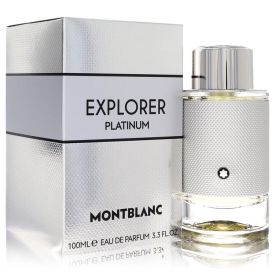 Montblanc explorer platinum by Mont blanc 3.4 oz Eau De Parfum Spray for Men