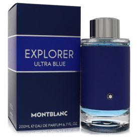 Montblanc explorer ultra blue by Mont blanc 6.7 oz Eau De Parfum Spray for Men