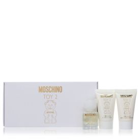 Moschino toy 2 by Moschino -- Gift Set  .17 oz Mini EDP Spray + .8 oz Body Lotion + .8 oz Shower Gel for Women