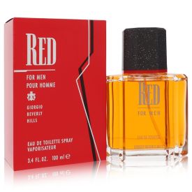 Red by Giorgio beverly hills 3.4 oz Eau De Toilette Spray for Men