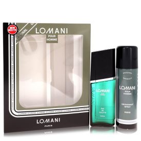 Lomani by Lomani -- Gift Set  3.4 oz Eau De Toilette Spray + 6.7 oz Deodorant Spray for Men