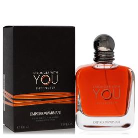 Stronger with you intensely by Giorgio armani 3.4 oz Eau De Parfum Spray for Men