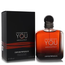 Stronger with you absolutely by Giorgio armani 3.3 oz Eau De Parfum Spray for Men