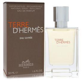 Terre d'hermes eau givree by Hermes 1.6 oz Eau De Parfum Refillable Spray for Men