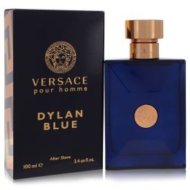 Versace pour homme dylan blue by Versace 3.4 oz After Shave Lotion for Men