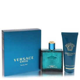 Versace eros by Versace -- Gift Set  3.4 oz Eau De Toilette Spray + 3.4 oz Shower Gel for Men