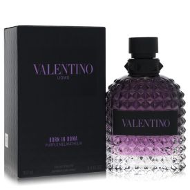 Valentino uomo born in roma purple melancholia by Valentino 3.4 oz Eau De Toilette Spray for Men