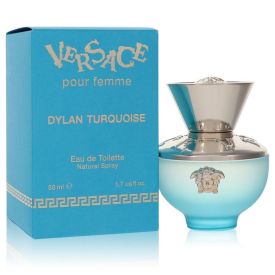 Versace pour femme dylan turquoise by Versace 1.7 oz Eau De Toilette Spray for Women