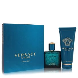 Versace eros by Versace -- Gift Set  1.7 oz Eau De Toilette Spray + 3.4 oz Shower Gel for Men
