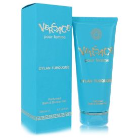 Versace pour femme dylan turquoise by Versace 6.7 oz Shower Gel for Women